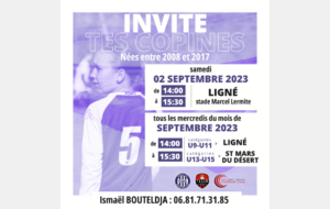 [Foot Féminin]> Opération  Invite tes copines 