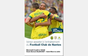 [FC NANTES]&gt; Entraînement délocalisé à St-Mars la Jaille