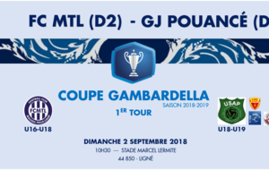 [U18]> FC MTL (U18) - GJ POUANCE (U19)