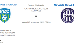 [CGa]&gt; FC CHALONNES (U18) - FC MTL (U18)