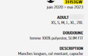 HIV-002 - Doudoune Femme Lamezia (navy/grey)