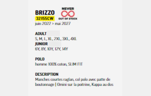 SPW-001 - Polo Homme Brizzo (navy ou white)
