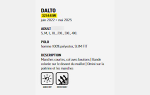 OUT-002 - Polo Homme Dalto (navy/white)