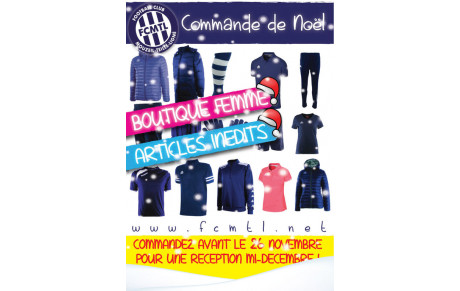 [BOUTIQUE]&gt; Commande de Noël !
