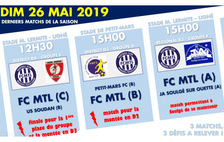 [R3]&gt; Dernière Journée Seniors de la saison