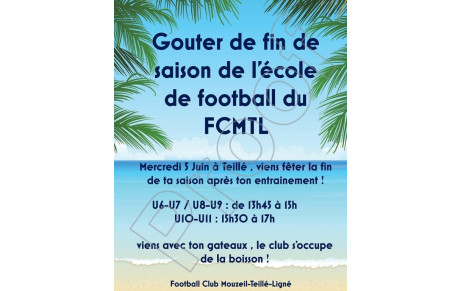 Goûter de l'Ecole De Foot
