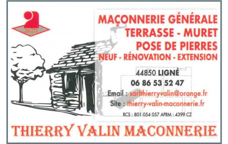 Thierry VALIN Maçonnerie